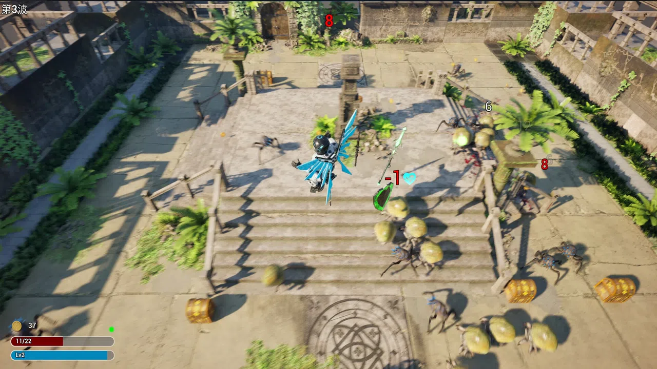 Miracle Heroes: Temporal Bounty Hunter Demo Screenshot 2