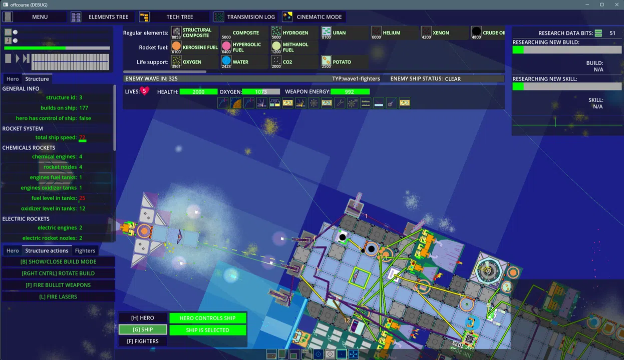 Off Course ELEMENTS of SPACE Screenshot 1