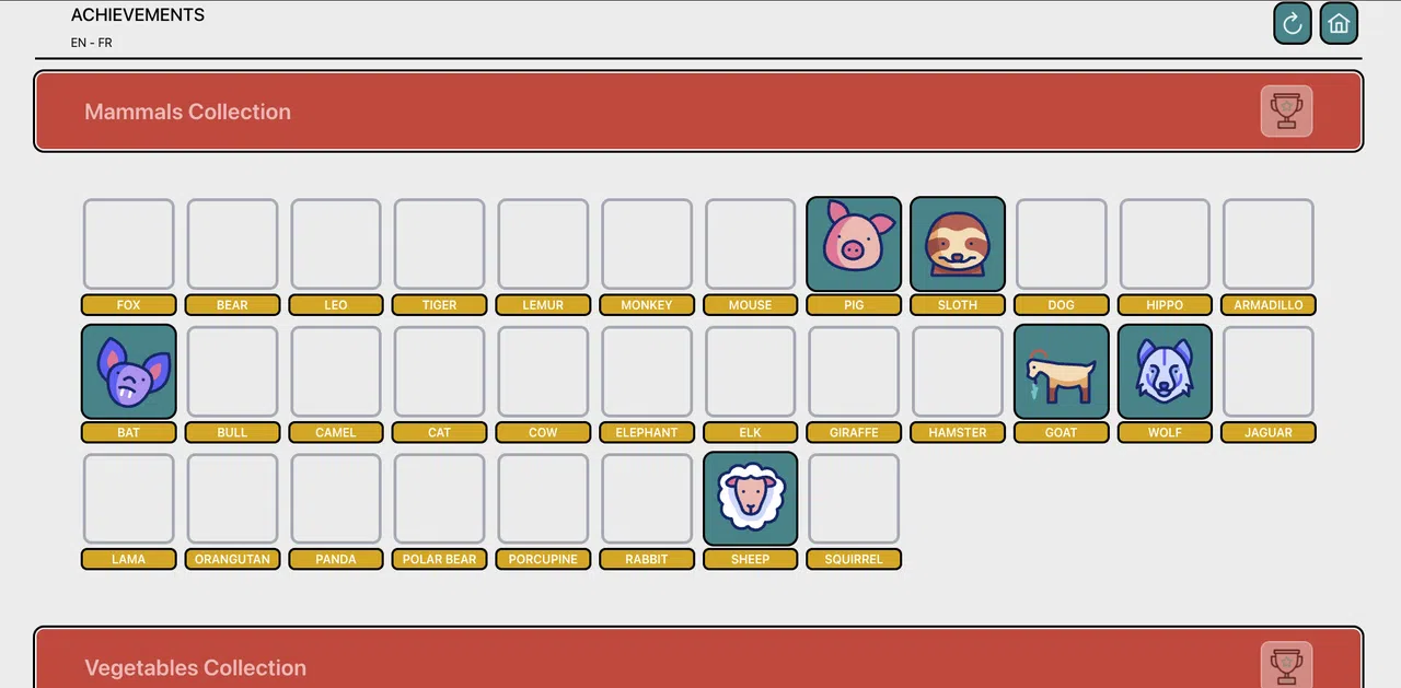 Bilingual Crosswords Screenshot 3