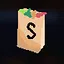 Supermarket it is icon