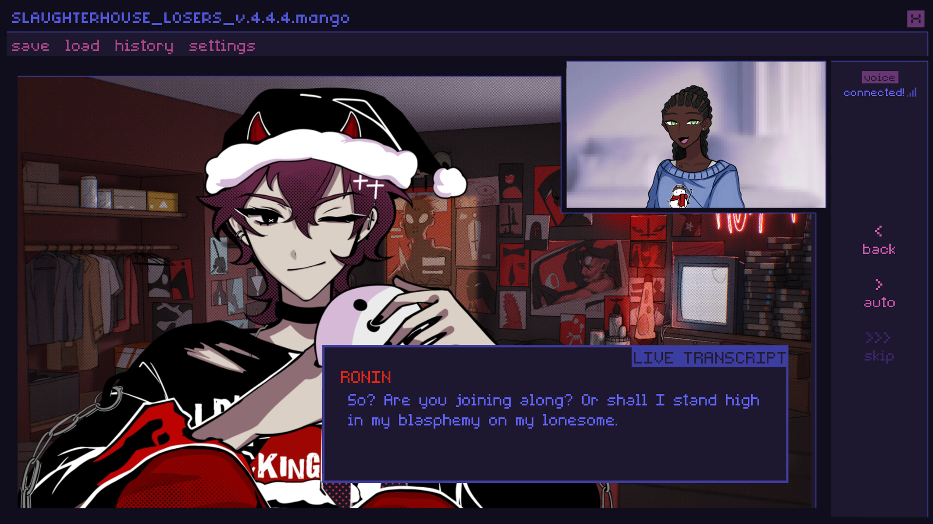 A Killer Chat! Christmas Screenshot 0