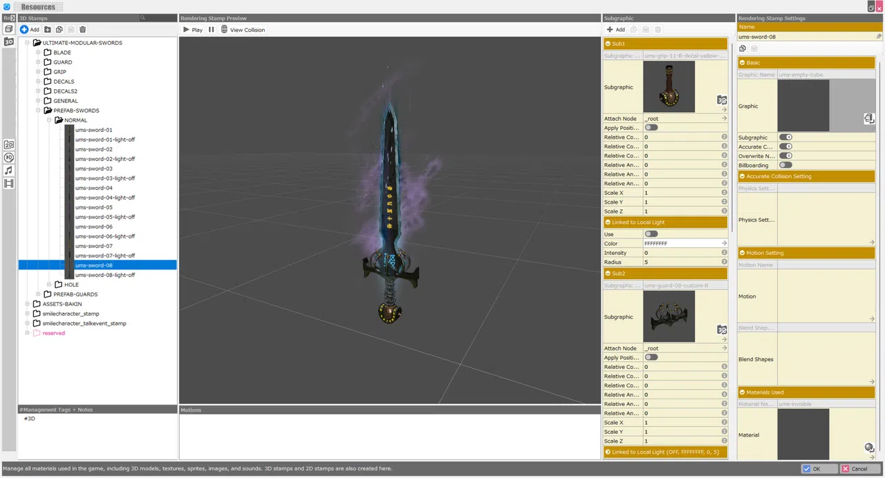 RPG Developer Bakin Ultimate Modular Swords Screenshot 1
