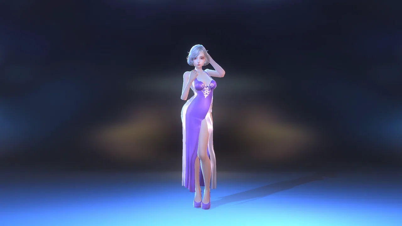 Angel Legion-DLC Cloud Dress (Purple) Screenshot 2