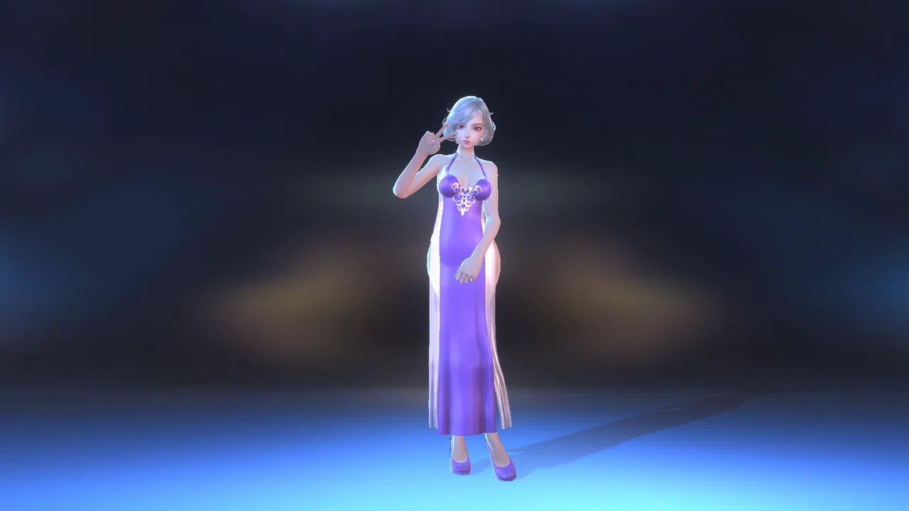 Angel Legion-DLC Cloud Dress (Purple) Screenshot 3