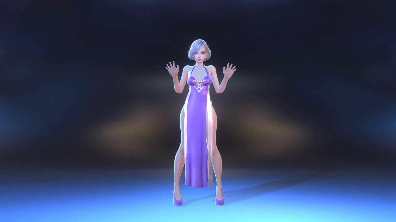 Angel Legion-DLC Cloud Dress (Purple) Screenshot 4
