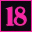 Level 18 icon