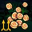 Collect 2500 coins icon