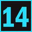 Level 14 icon