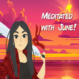 Meditated with June icon