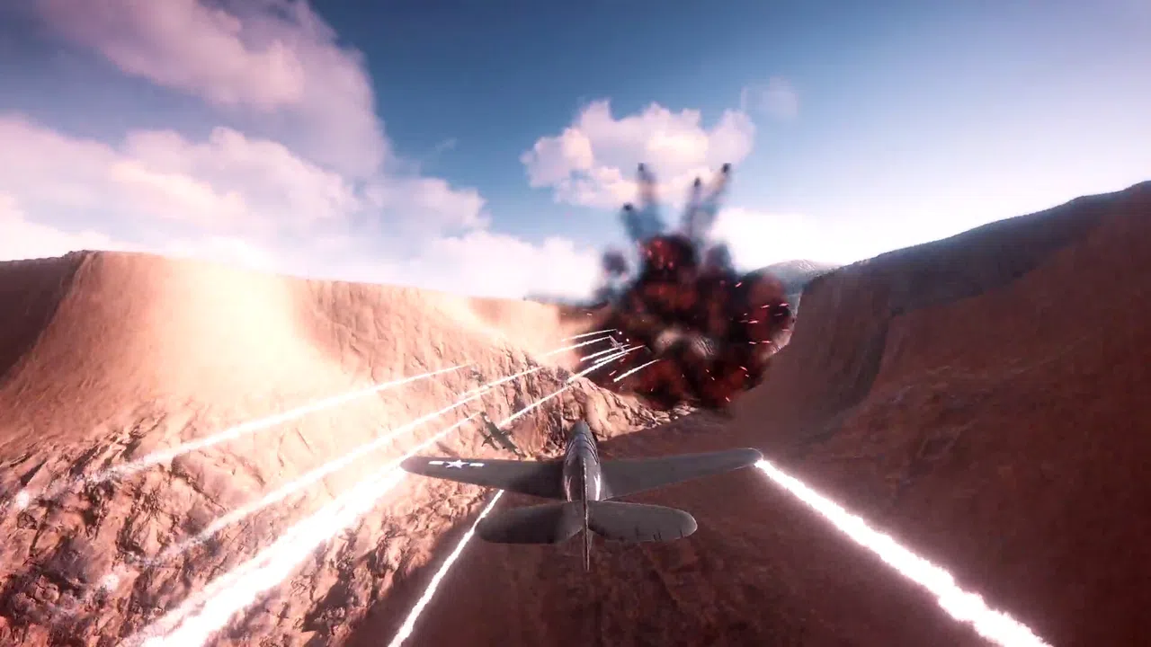 Sky Combat: WWII Warplane Races Screenshot 2