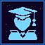 University Student Victory icon