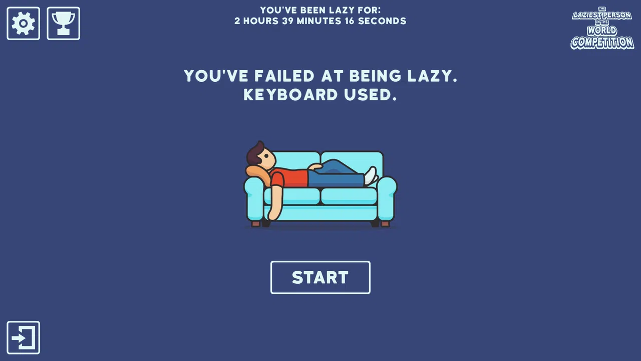 The Laziest Person In The World Competition Screenshot 4