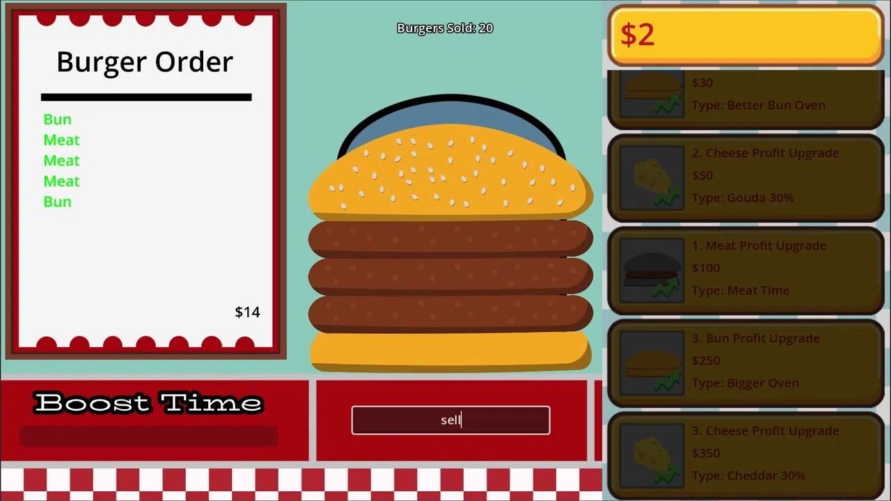 Burger Typer Screenshot 1