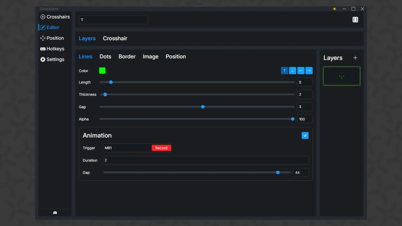 Crosshare - Crosshair Overlay Screenshot 1