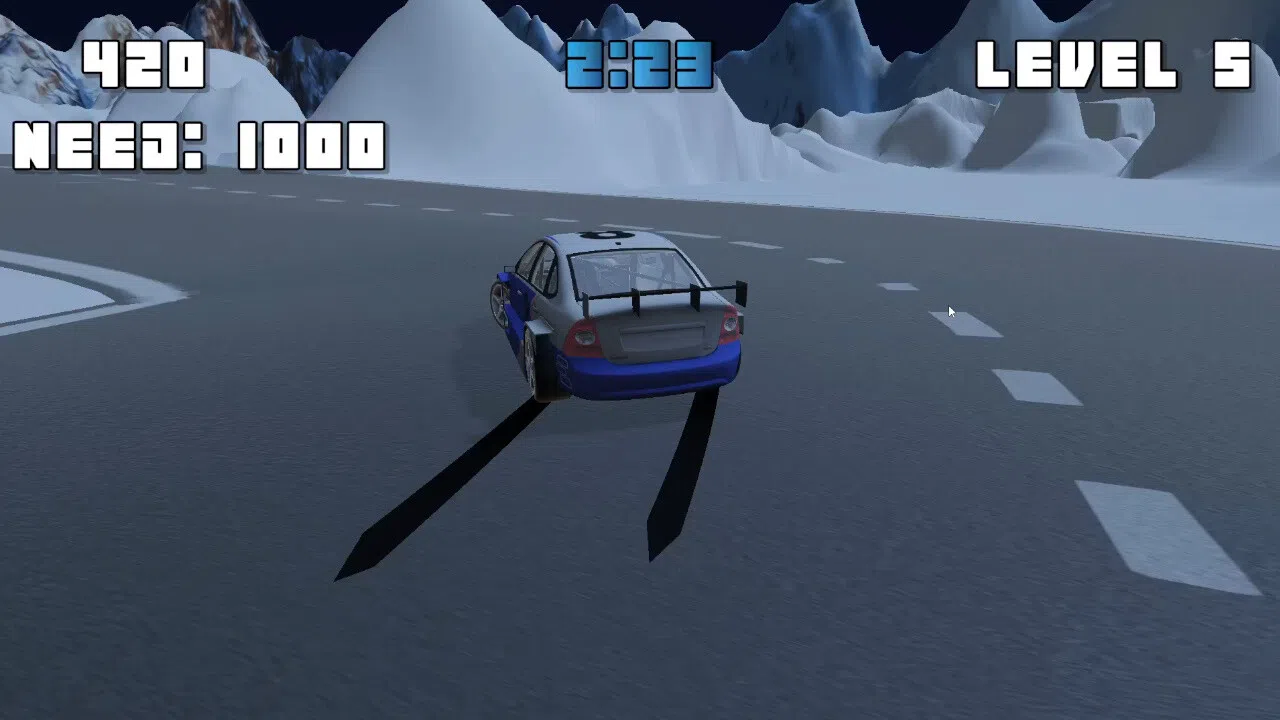 Night Winter Drift Screenshot 0