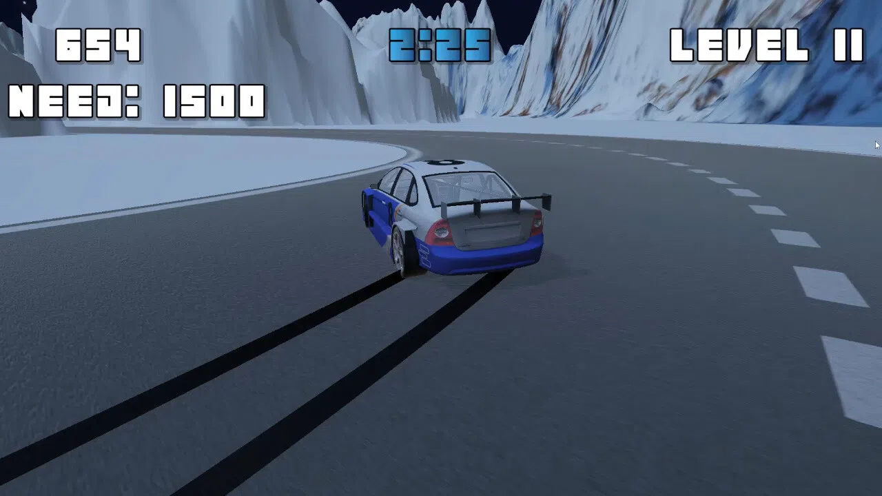 Night Winter Drift Screenshot 4