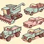 A lot of cars icon