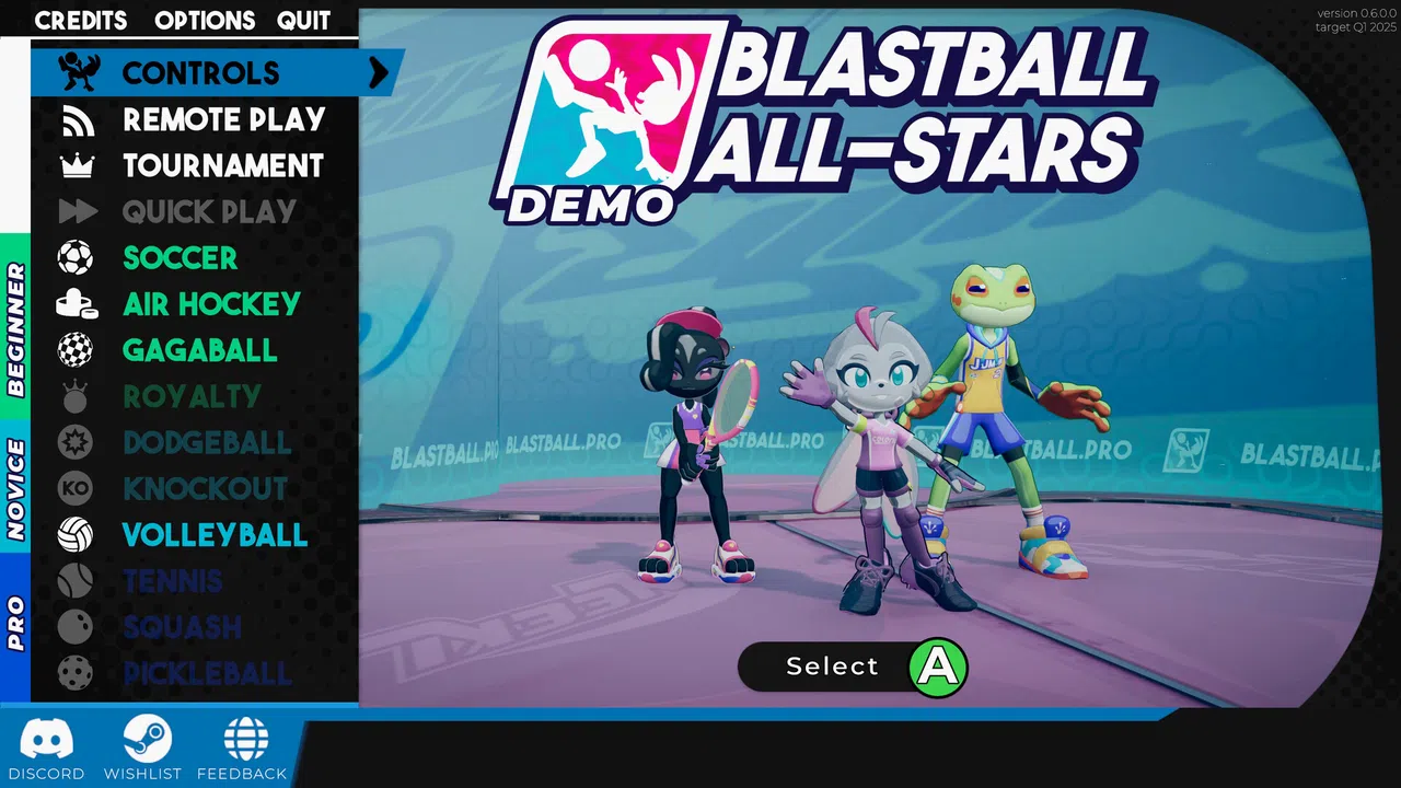 BlastBall: All-Stars Demo Screenshot 0