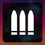 Bullet wall icon