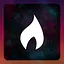 Burning shot icon