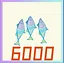 Caught 6000 fish icon