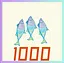 Caught 1000 fish icon