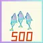 Caught 500 fish icon