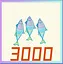 Caught 3000 fish icon