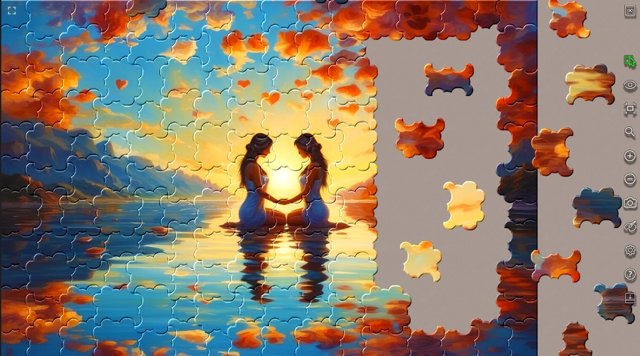 Master of Pieces © Jigsaw Puzzle DLC - Mirroring 2 Screenshot 1