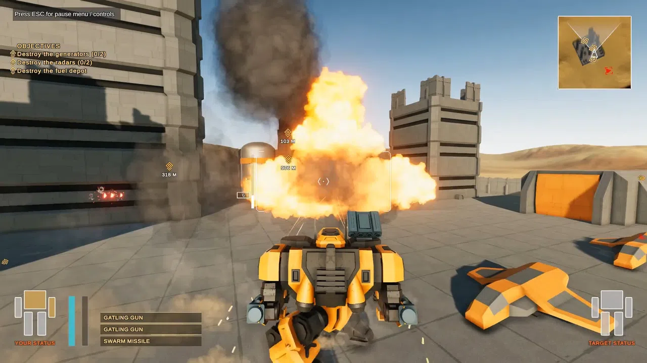 Robot Fury: Mech Combat Simulator Screenshot 0
