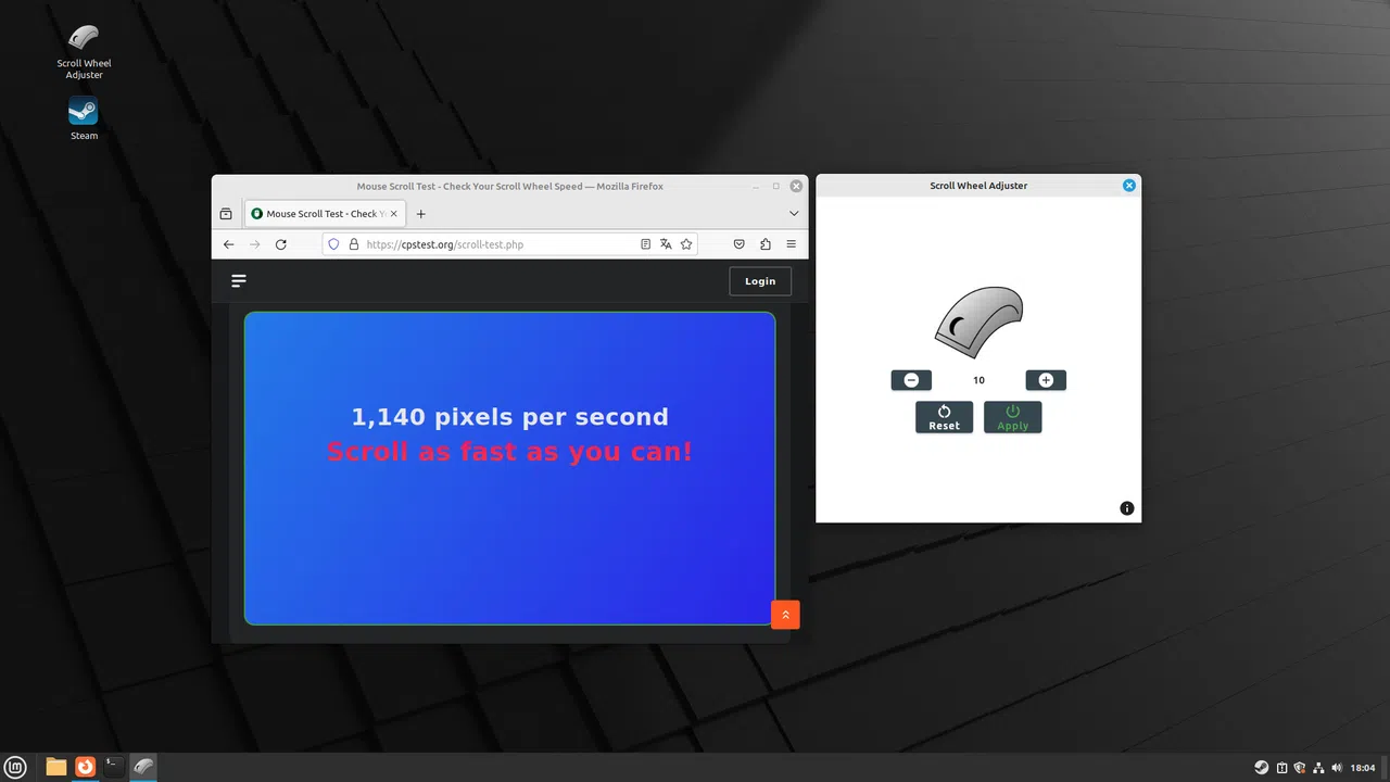 Scroll Wheel Adjuster Screenshot 2
