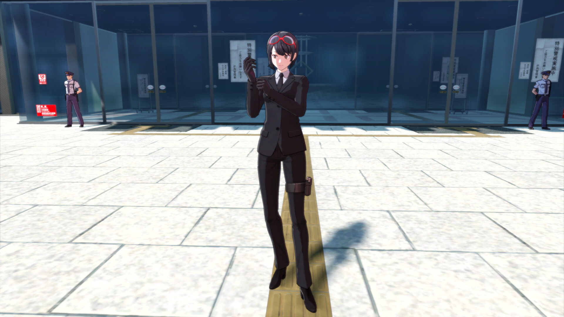 Digimon Story Time Stranger -  Costume Public Safety Suit & Special Supplies Set Screenshot 1