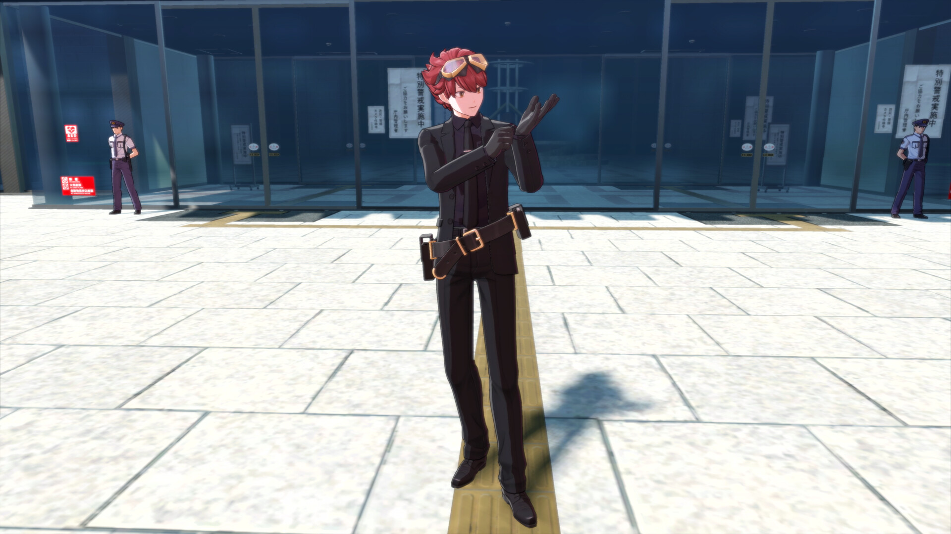 Digimon Story Time Stranger -  Costume Public Safety Suit & Special Supplies Set Screenshot 0