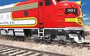 Trainz 2022 DLC - Pro Train: ATSF F7A/B Warbonnet Loco Bundle Screenshot 7