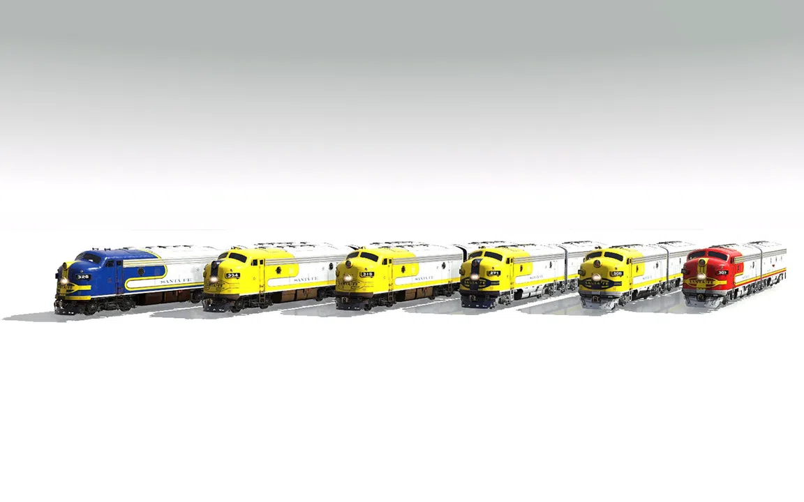 Trainz 2022 DLC - Pro Train: ATSF F7A/B Warbonnet Loco Bundle Screenshot 0