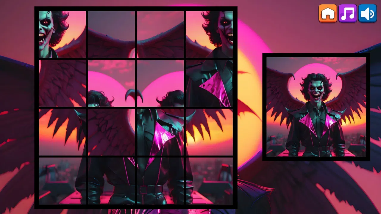 OG Puzzlers: Synthwave Vampires Screenshot 4