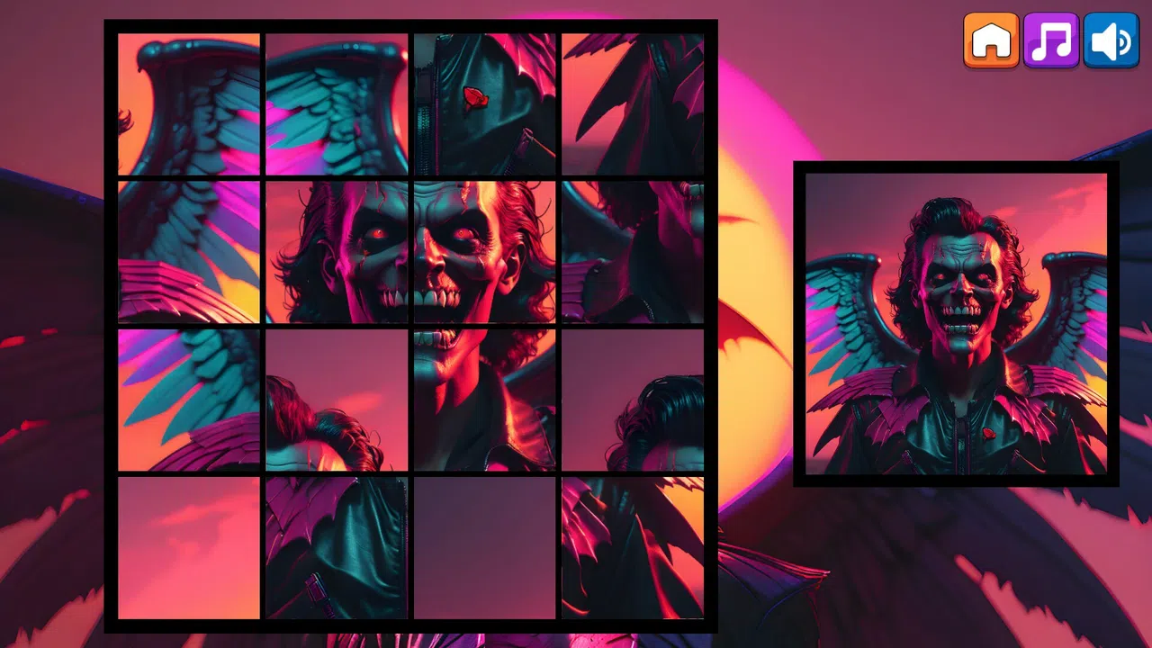 OG Puzzlers: Synthwave Vampires Screenshot 3
