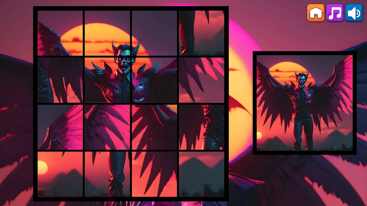 OG Puzzlers: Synthwave Vampires Screenshot 0