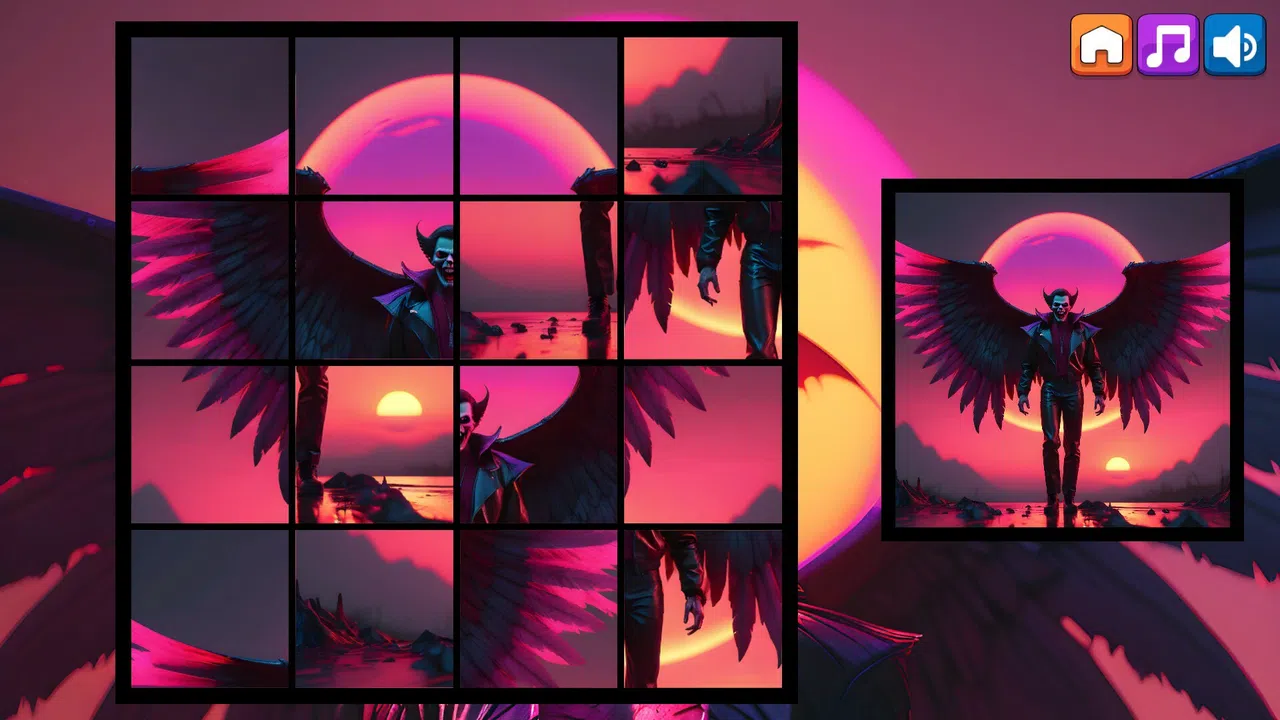 OG Puzzlers: Synthwave Vampires Screenshot 1