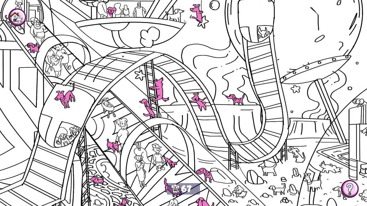 101 Cute Playland Dogs: Find & Paint Screenshot 3