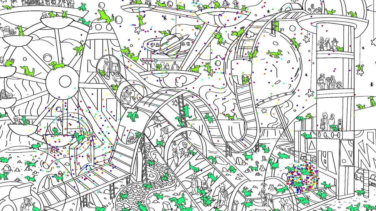 101 Cute Playland Dogs: Find & Paint Screenshot 0