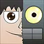 Half man half machine icon