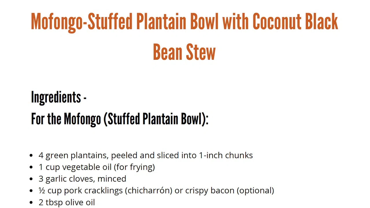 Can we be Three? - Dominican Fusion Cookbook Screenshot 0