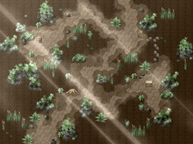 RPG Maker MV - KR Haunted Swamp Tileset Screenshot 0