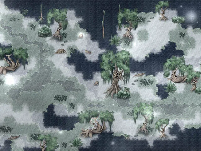 RPG Maker MZ - KR Haunted Swamp Tileset Screenshot 1