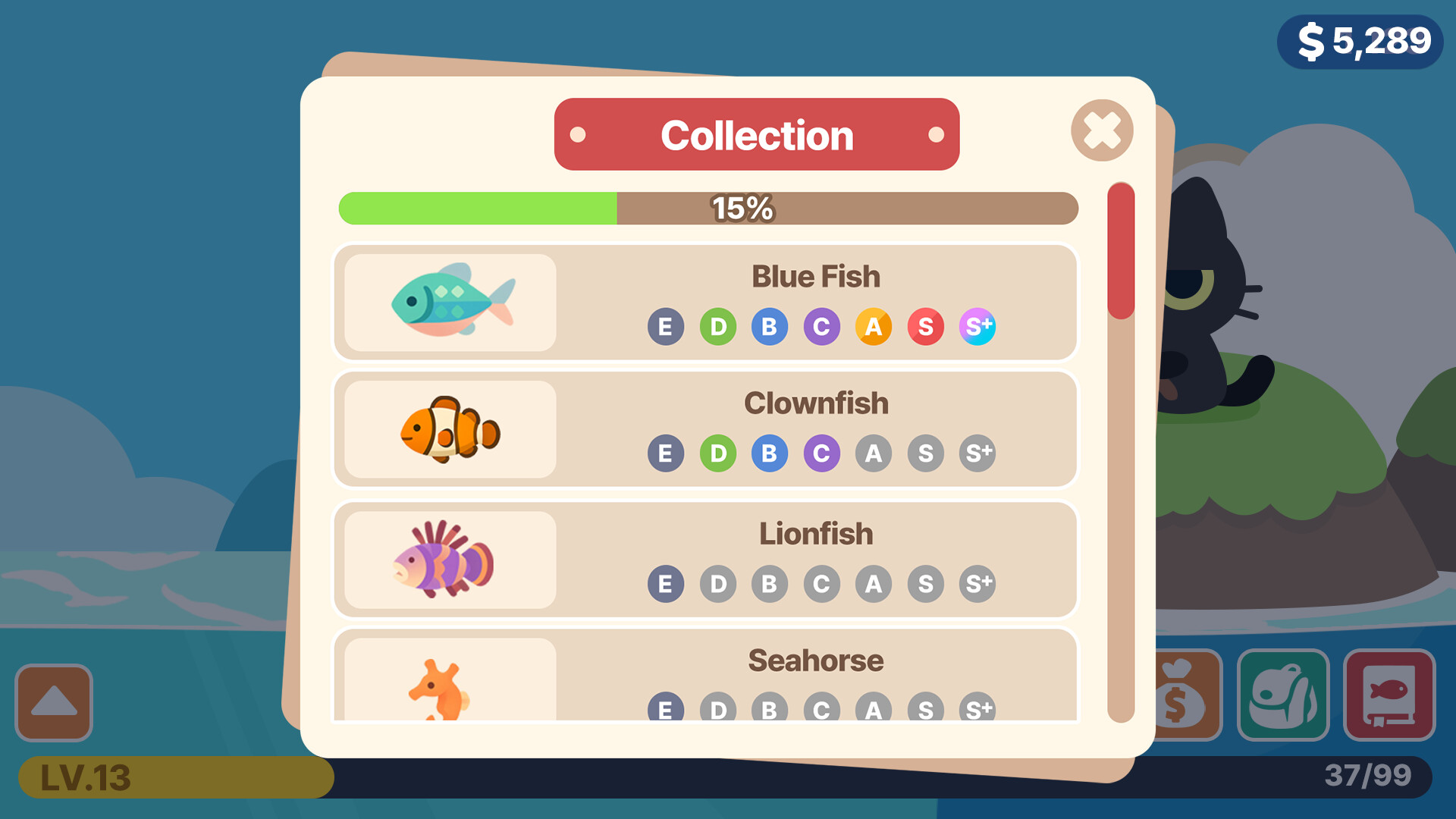 Desktop Fishing Cat Screenshot 4