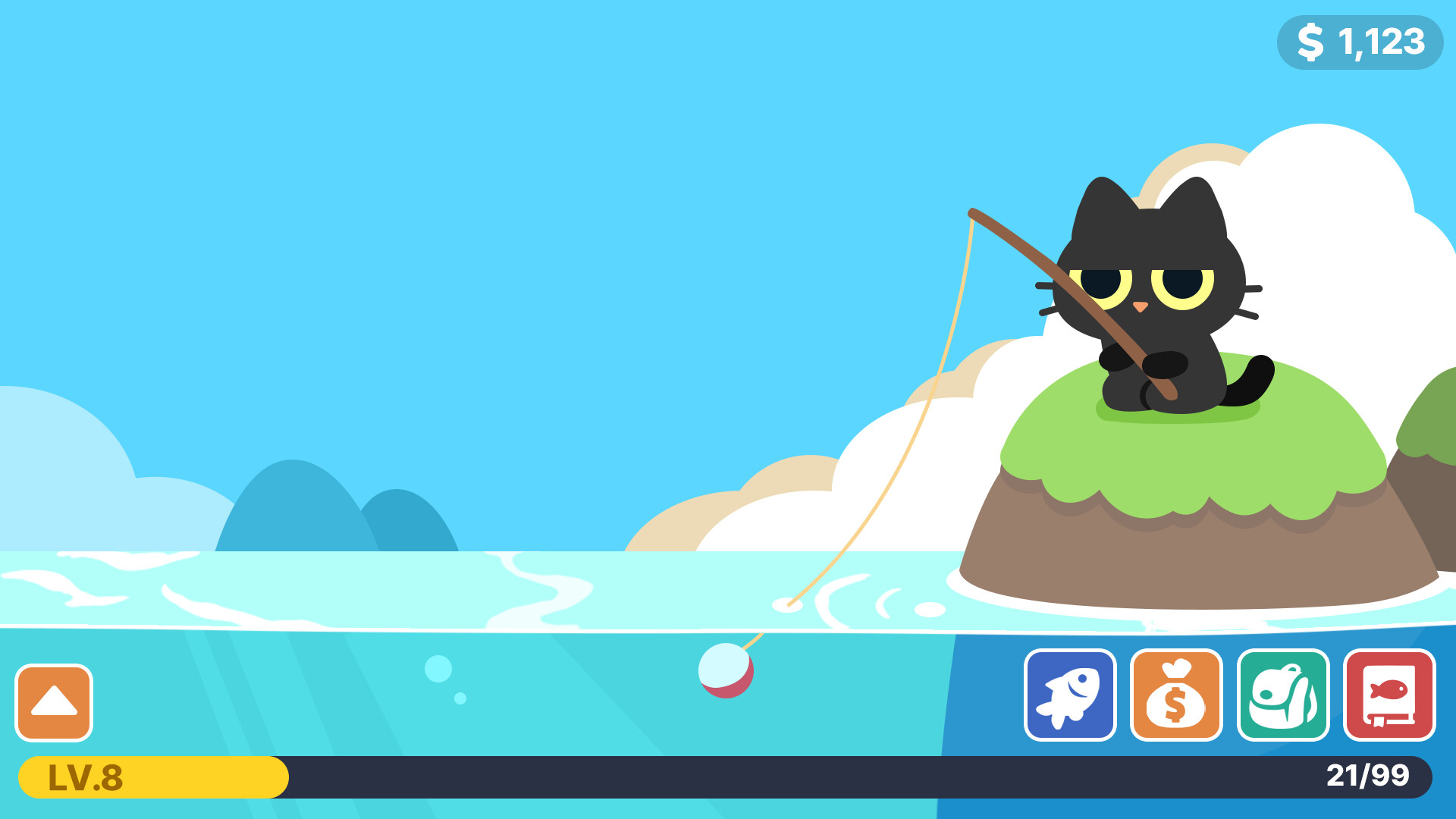 Desktop Fishing Cat Screenshot 0