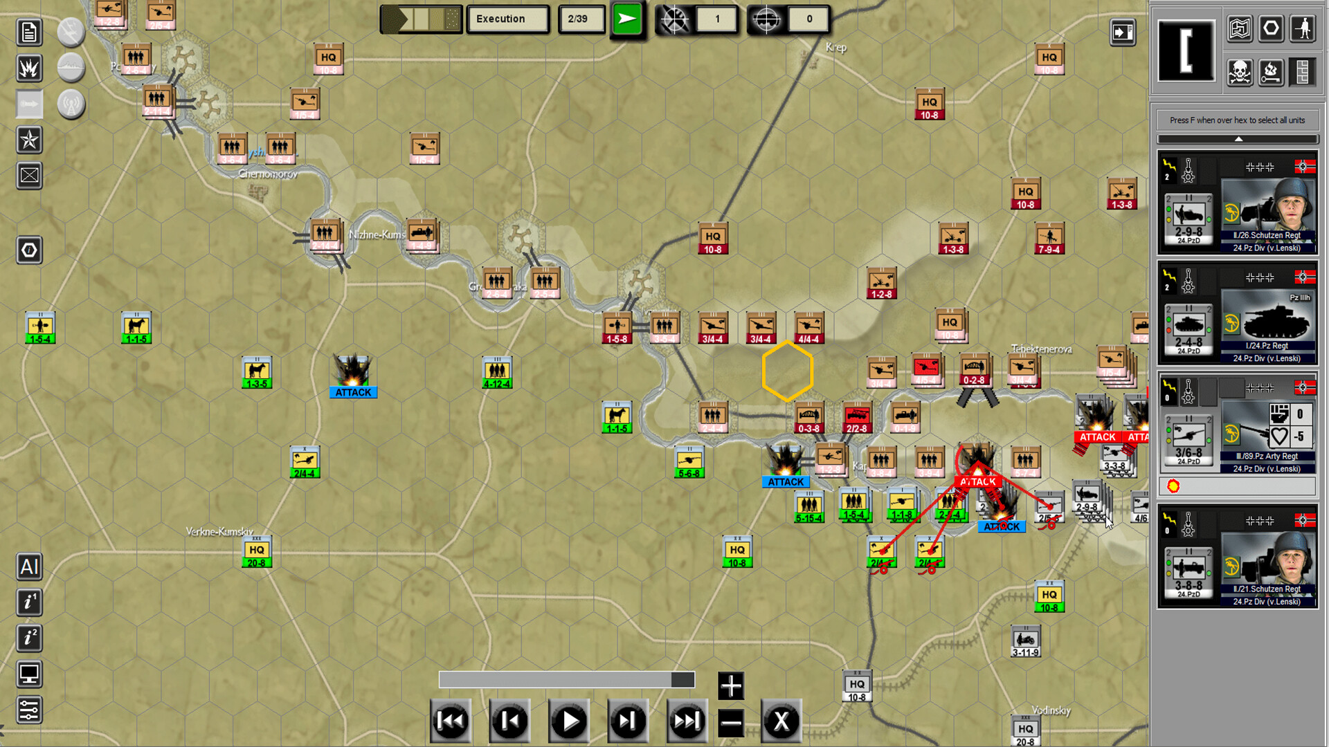 WEGO World War II: Stalingrad Screenshot 1