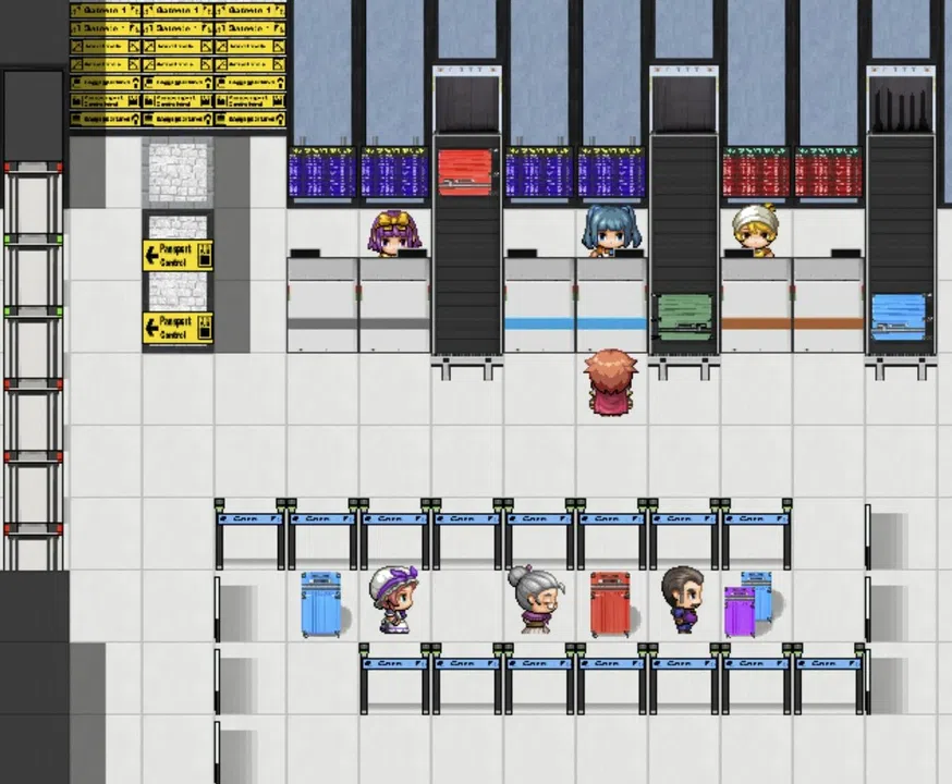RPG Maker MZ - NEONPIXEL - International Airport Screenshot 1