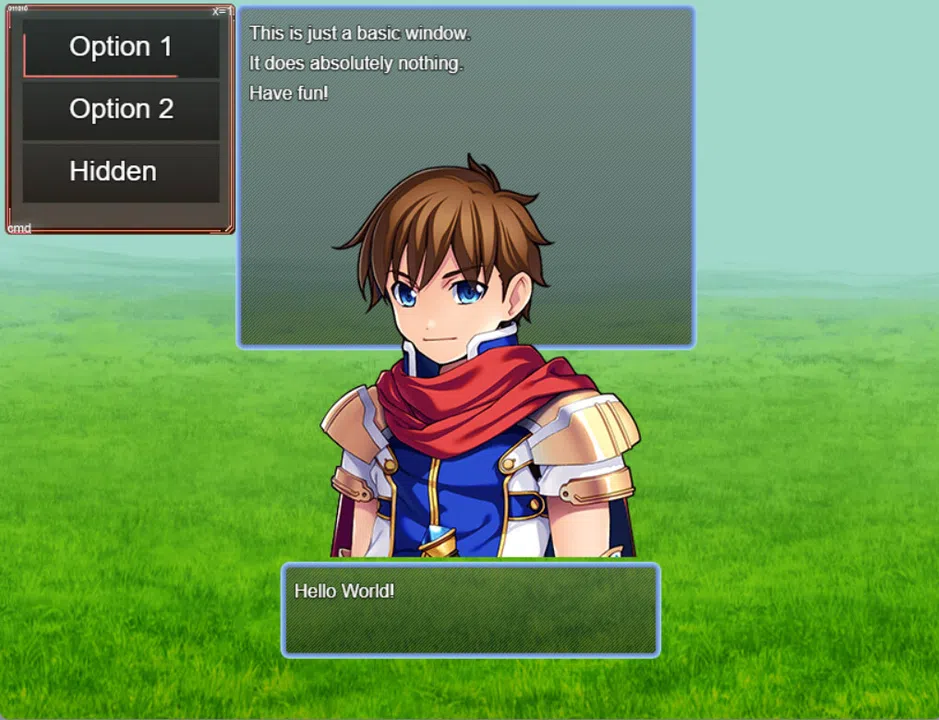 RPG Maker MV - Menu Builder Screenshot 2